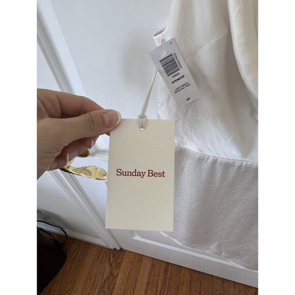Aritzia Sunday Best Spencer Dress Light Birch Small - Picture 4 of 6
